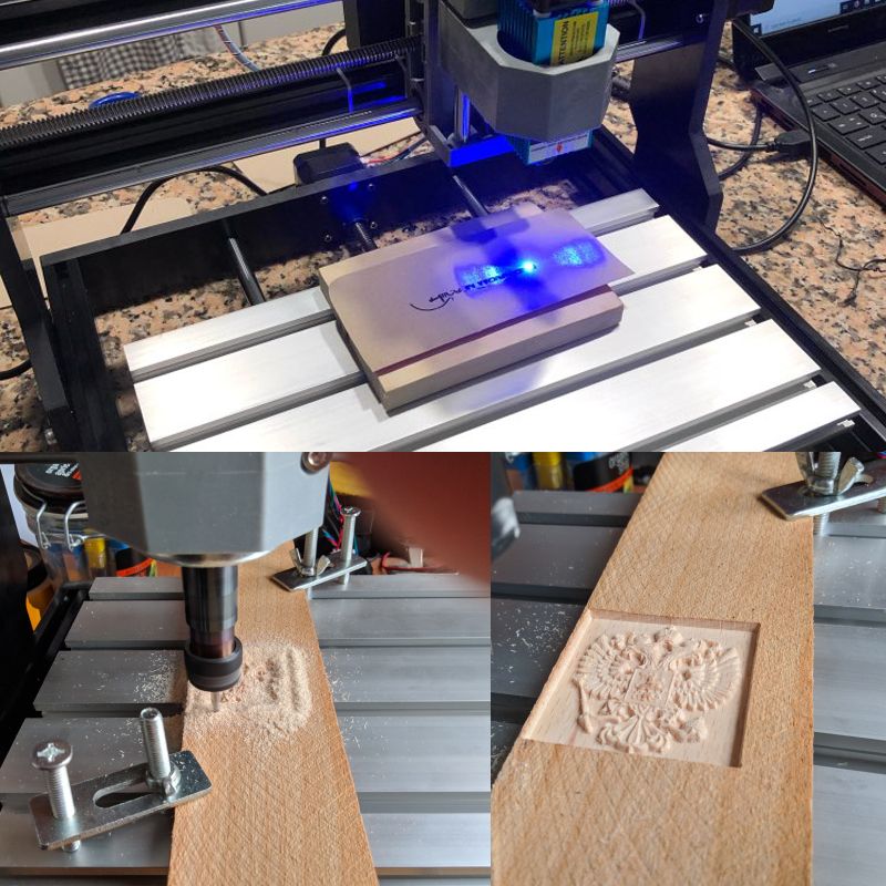 CNC 3018 PRO Laser Engraver Wood CNC Router Machine GRBL ER11 Hobby DIY Engraving Machine for Wood PCB PVC Mini CNC3018 Engraver