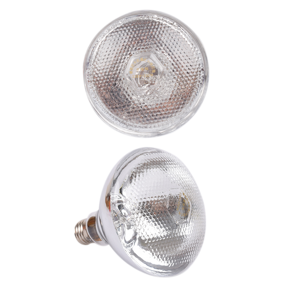 2pcs E27 100/150/200W/250w Infrared LED Light Thickening Heat Lamp Thermal Preservation Bulb For Pet Brooder Hatch Piggy Dog Cat
