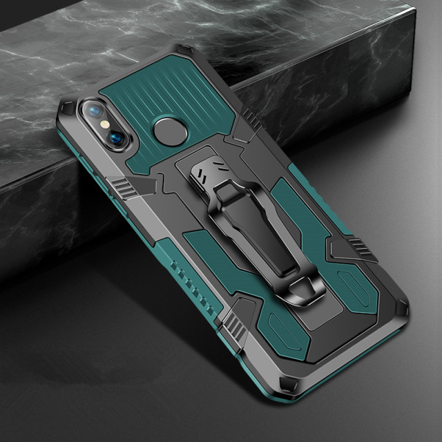Shockproof Phone Case For Xiaomi Redmi Note 5 6 7 8 7A 6A 8A 5A Pro Rugged Armor Aluminum Magnetic Stand Metal Anti-fall Cover