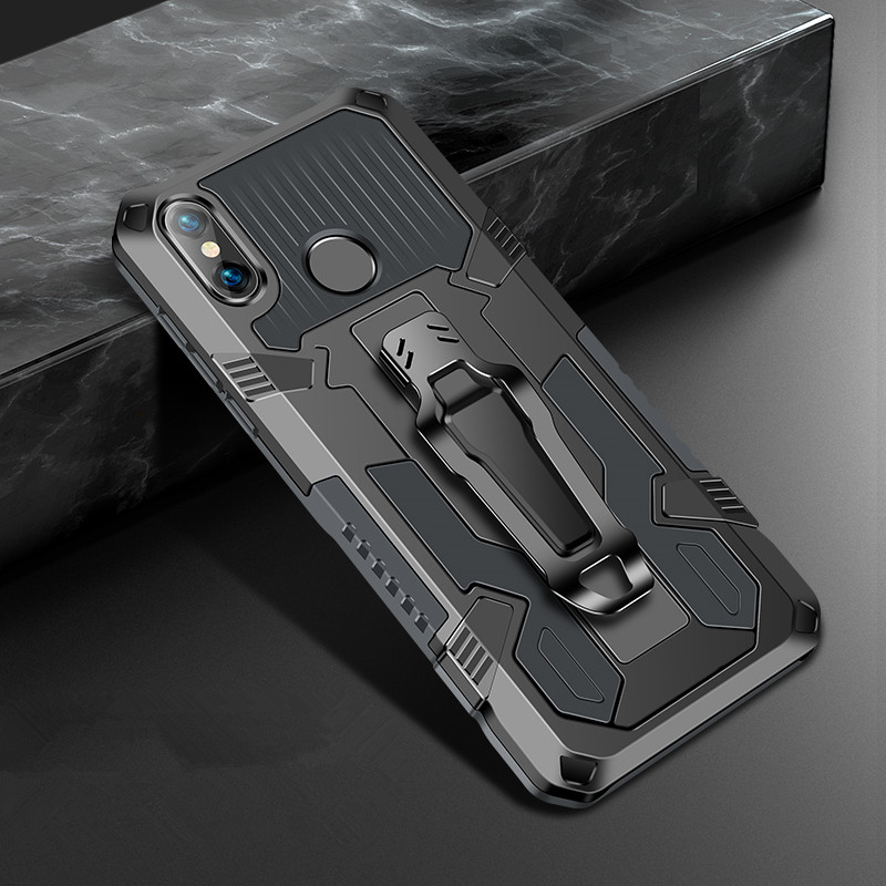 Shockproof Phone Case For Xiaomi Redmi Note 5 6 7 8 7A 6A 8A 5A Pro Rugged Armor Aluminum Magnetic Stand Metal Anti-fall Cover