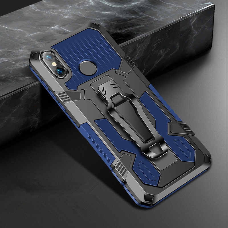 Shockproof Phone Case For Xiaomi Redmi Note 5 6 7 8 7A 6A 8A 5A Pro Rugged Armor Aluminum Magnetic Stand Metal Anti-fall Cover