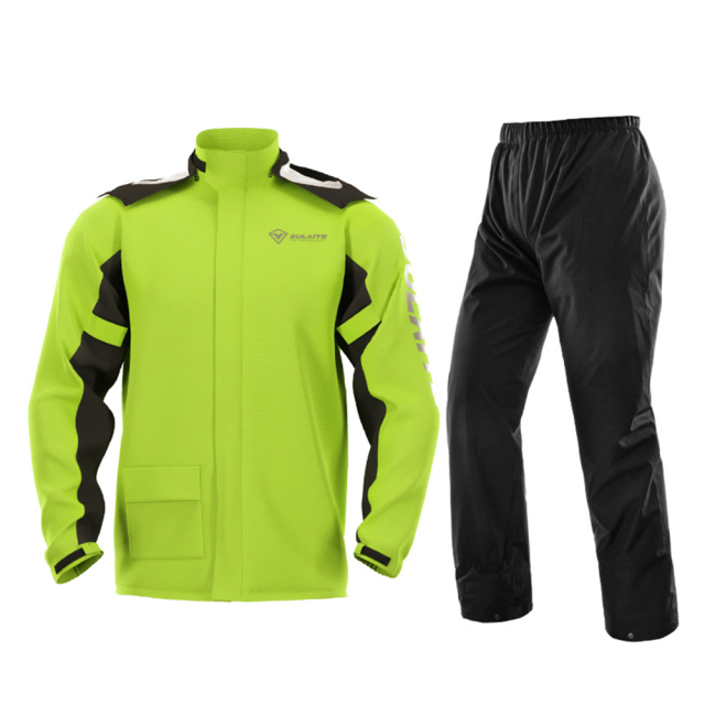 Motorcycle Raincoat Suit Waterproof Riding Raincoat+Rain Pants Lightweight Foldable Hoodies Jacket Suit Cycling Motorcycle Sets