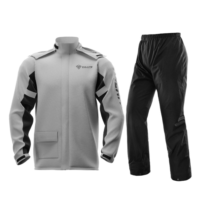 Motorcycle Raincoat Suit Waterproof Riding Raincoat+Rain Pants Lightweight Foldable Hoodies Jacket Suit Cycling Motorcycle Sets