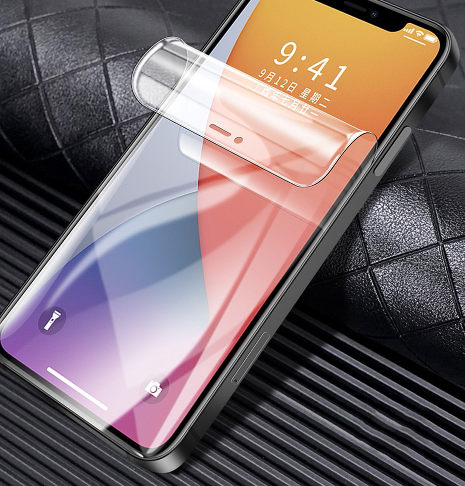4PCS Full Cover Hydrogel Film On The For iPhone 13 12 11 Pro Max For iPhone X XS XR XS MAX 6 7 8 Plus 11 12 13 Screen Protector