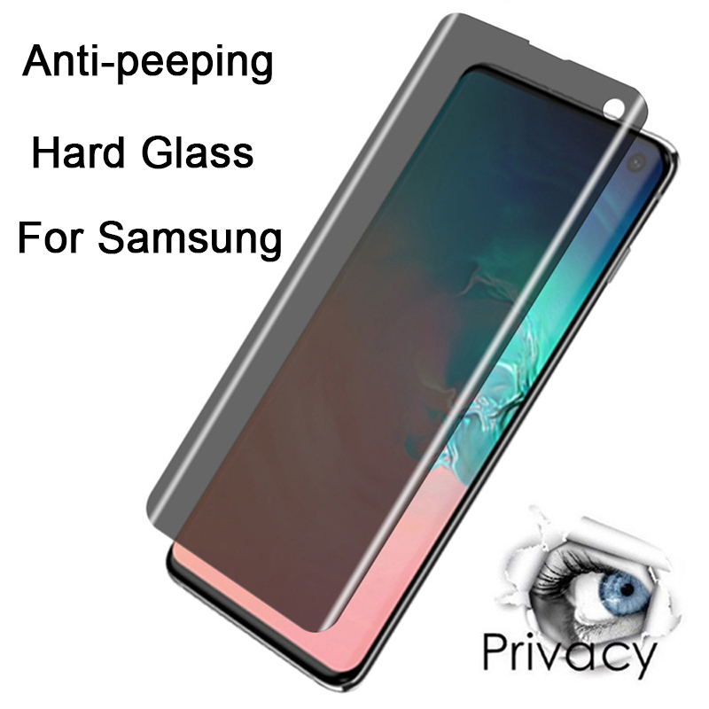 Privacy Screen Protector for Samsung Galaxy S21 S20 S10 S9 Plus A51 A71 Anti-Spy Tempered Glass for Samsung S20 S21 Ultra