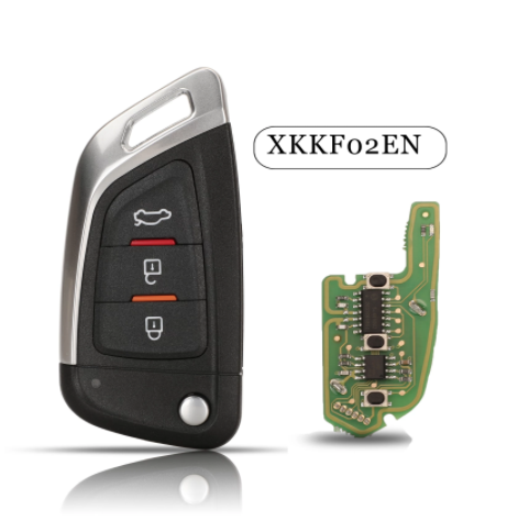 Xhorse VVDI2 XKKF02EN XKKF03EN  Universal Wire Remote Car Key with 3 Buttons 1Piece