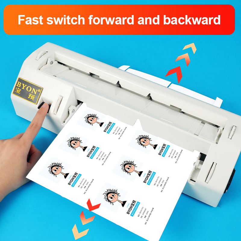 BYON A4 automatic business card cutting machine, small electric card cutting machine, business card cutting machine for office