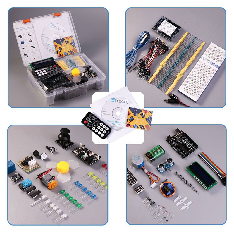 For UNO Project Super Starter Kit with Tutorial and UNO R3 Compatible with for Arduino IDE