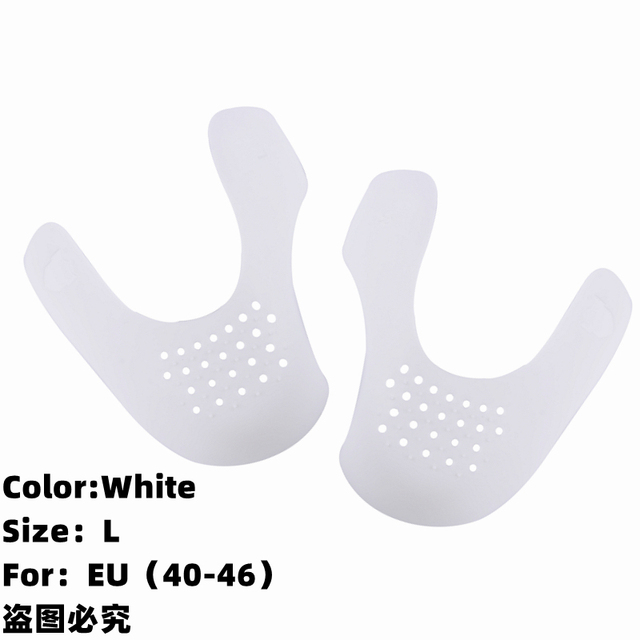 24h Ship Shoe Crease Guard Heal Protector Anti Prevent Bending Crack Toe Cap Support Shoe Stretcher Keeping Shoe Shiel Exterior