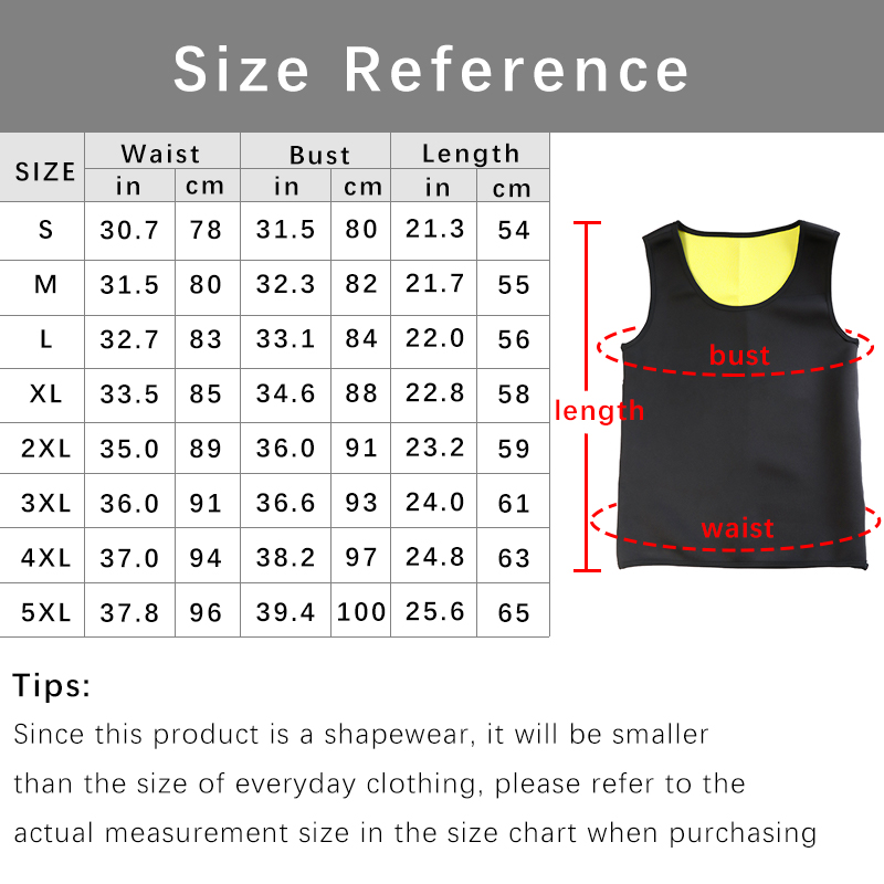 Slimming Belt Belly Men Slimming Vest Body Shaper Neoprene Abdomen Fat Burning Shapewear Waist Sweat Corset Sports