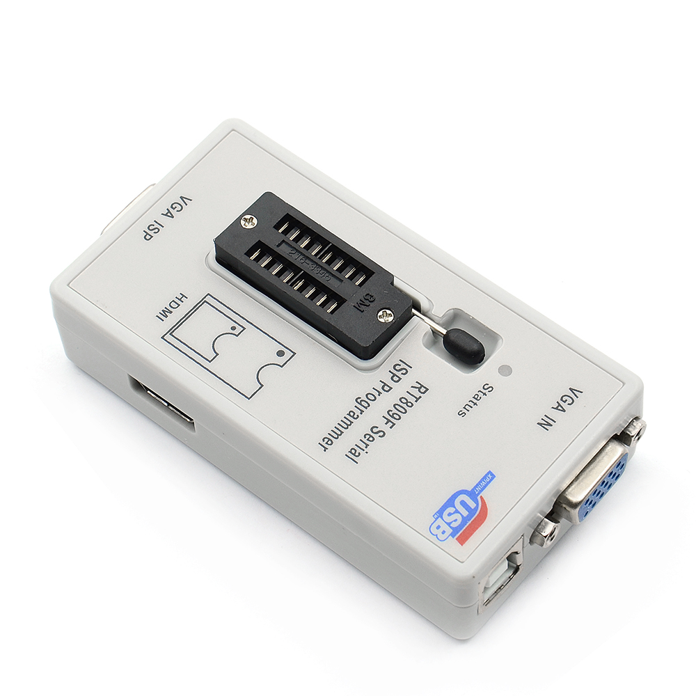 2021 Newst Original RT809F ISP Programmer/ RT809 lcd usb programmer Repair Tools 24-25-93 serise IC with Full adapters