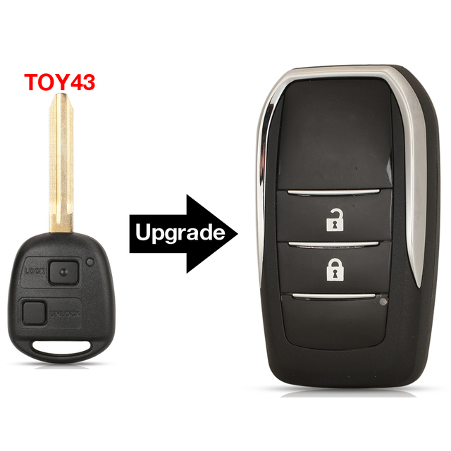 Remote Car Key Shell For Toyota Yaris Carina Corolla Avensis For Lexus ES RX LS GS IS200 RX300 ES300 LS400 GX460