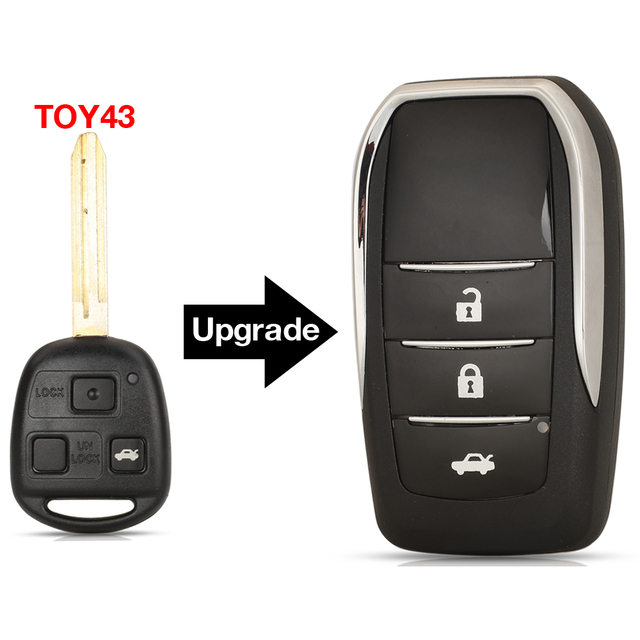 Remote Car Key Shell For Toyota Yaris Carina Corolla Avensis For Lexus ES RX LS GS IS200 RX300 ES300 LS400 GX460
