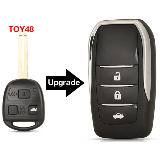 Remote Car Key Shell For Toyota Yaris Carina Corolla Avensis For Lexus ES RX LS GS IS200 RX300 ES300 LS400 GX460