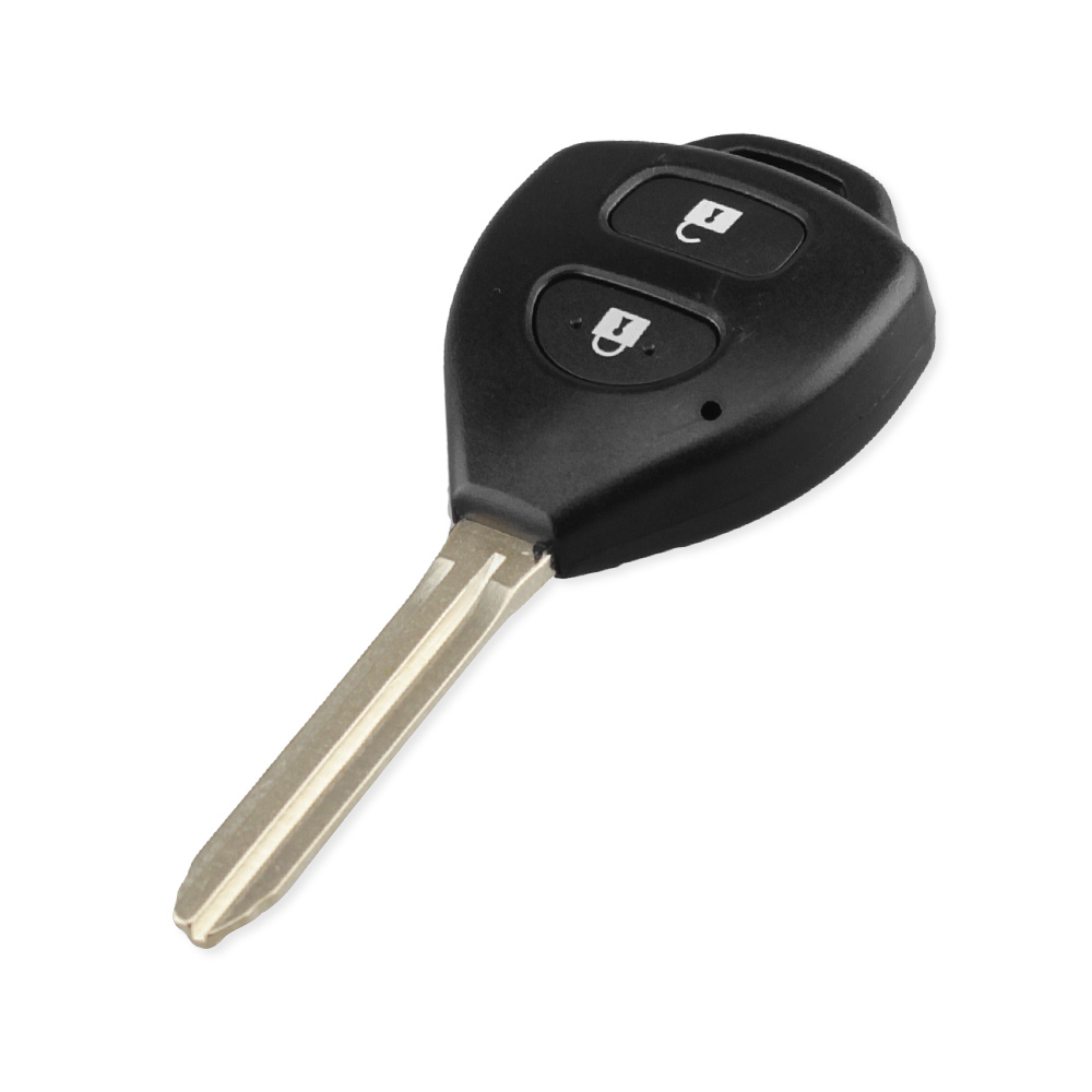 Toy43 Key Shell For Toyota Corolla Camry Reiz RAV4 Crown Avalon Venza Matrix Blank 2/3/4 Button Remote Car Key Case TOY43 Blade