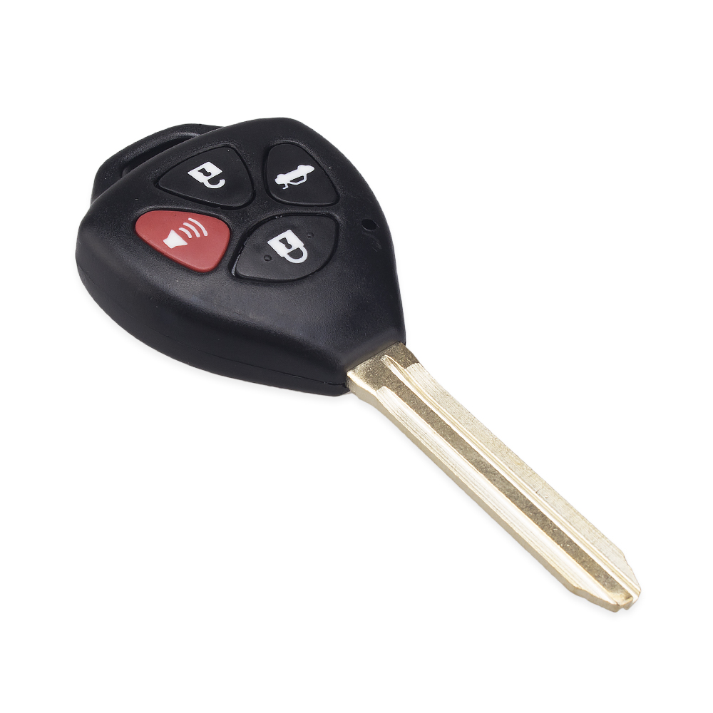 Toy43 Key Shell For Toyota Corolla Camry Reiz RAV4 Crown Avalon Venza Matrix Blank 2/3/4 Button Remote Car Key Case TOY43 Blade