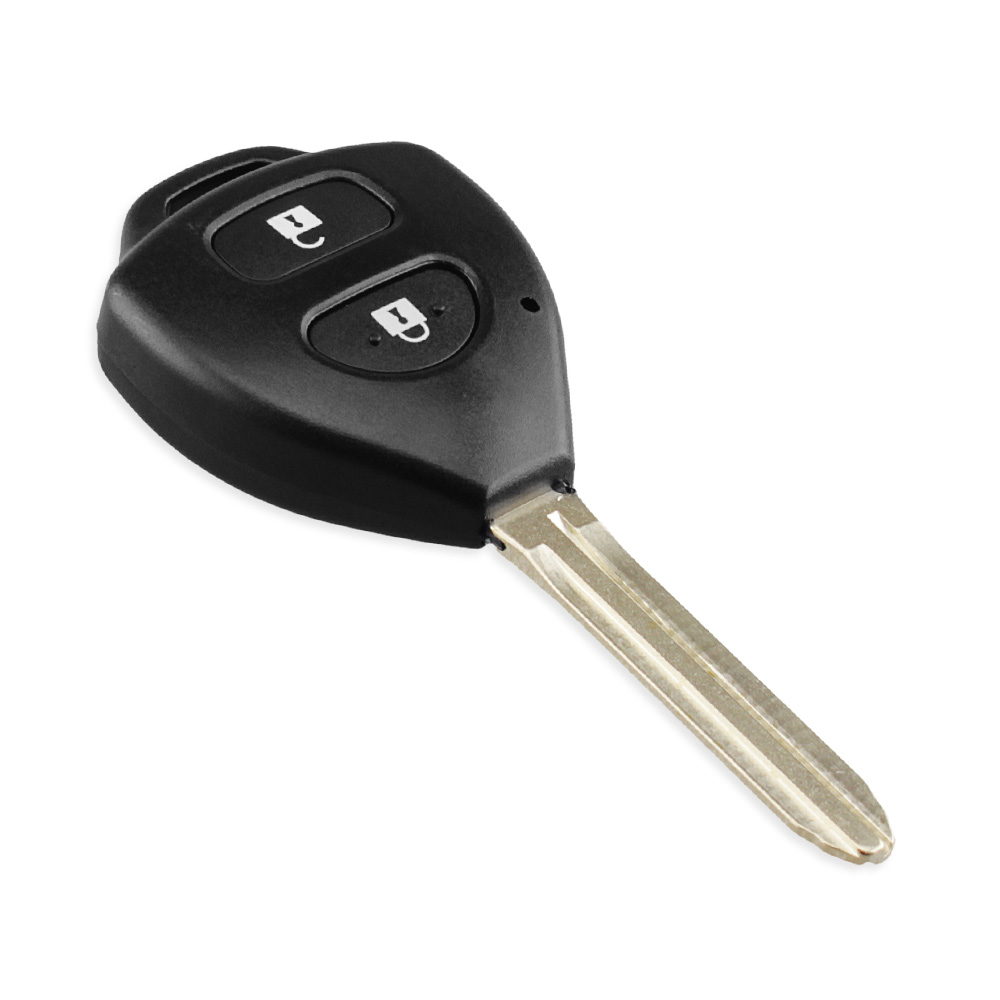 Toy43 Key Shell For Toyota Corolla Camry Reiz RAV4 Crown Avalon Venza Matrix Blank 2/3/4 Button Remote Car Key Case TOY43 Blade