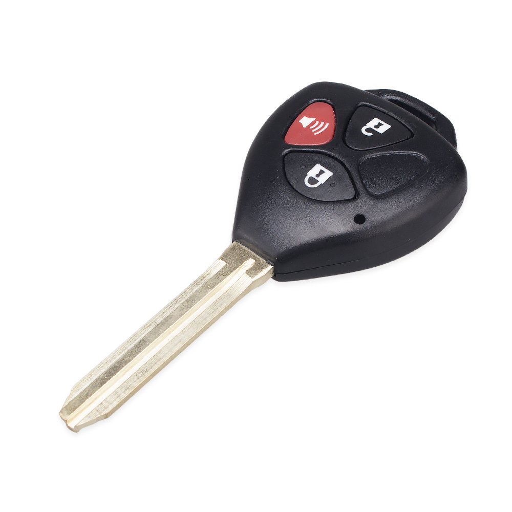 Toy43 Key Shell For Toyota Corolla Camry Reiz RAV4 Crown Avalon Venza Matrix Blank 2/3/4 Button Remote Car Key Case TOY43 Blade