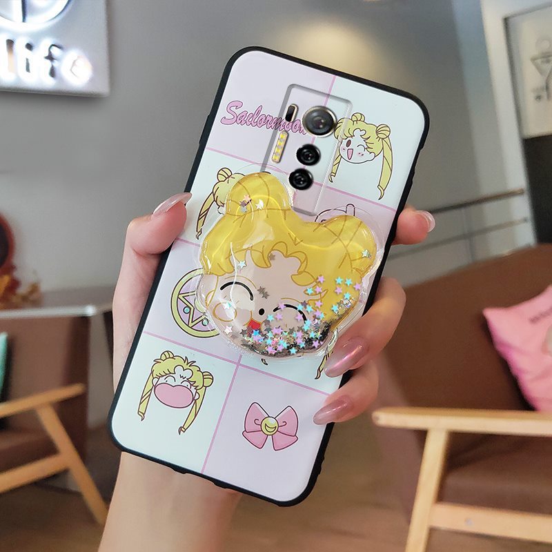 Tecno Phantom X/AC8 cellphone cover case antishock drop proof air bag phone holder bracket