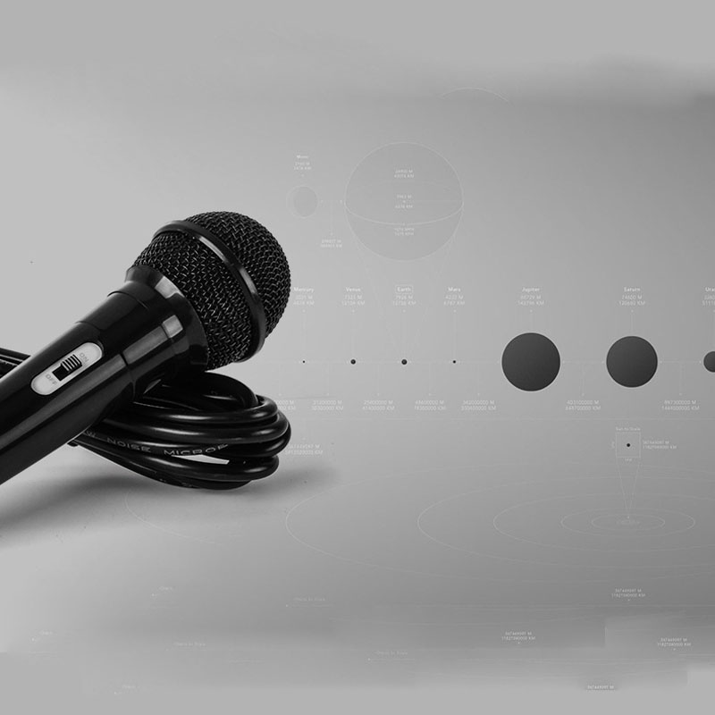 3.5\6.5MM Jack Wired Dynamic Microphone Professional Handheld MIC Noise Suppression For Karaoke Computer Speaker Conference