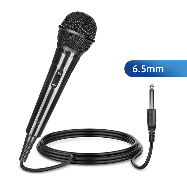 3.5\6.5MM Jack Wired Dynamic Microphone Professional Handheld MIC Noise Suppression For Karaoke Computer Speaker Conference