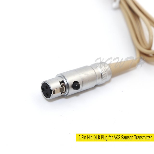 Double Ear Hanging Headset Microphone Condenser Hypercardioid Headworn Mic for Sennheiser Shure Audio Technica Wireless System