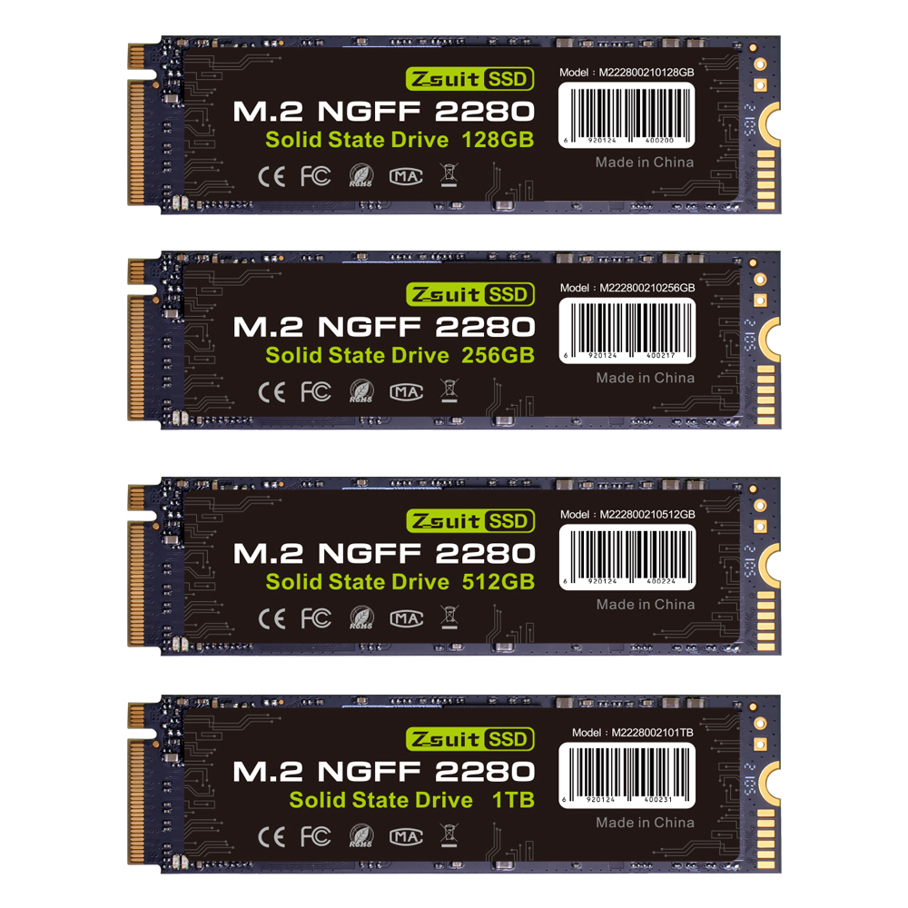 Zsuit SSD m2 NVME 22801tb 512gb256GB 128GB M.2 PCIE 3.0*4 Internal Solid State Drives Hard Disk For Laptop Desktop ngff 2900mb/s