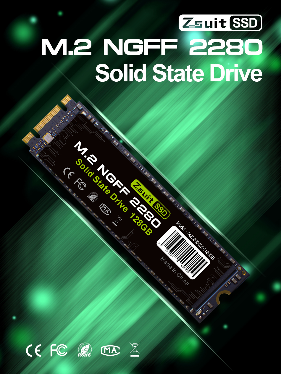 Zsuit SSD m2 NVME 22801tb 512gb256GB 128GB M.2 PCIE 3.0*4 Internal Solid State Drives Hard Disk For Laptop Desktop ngff 2900mb/s