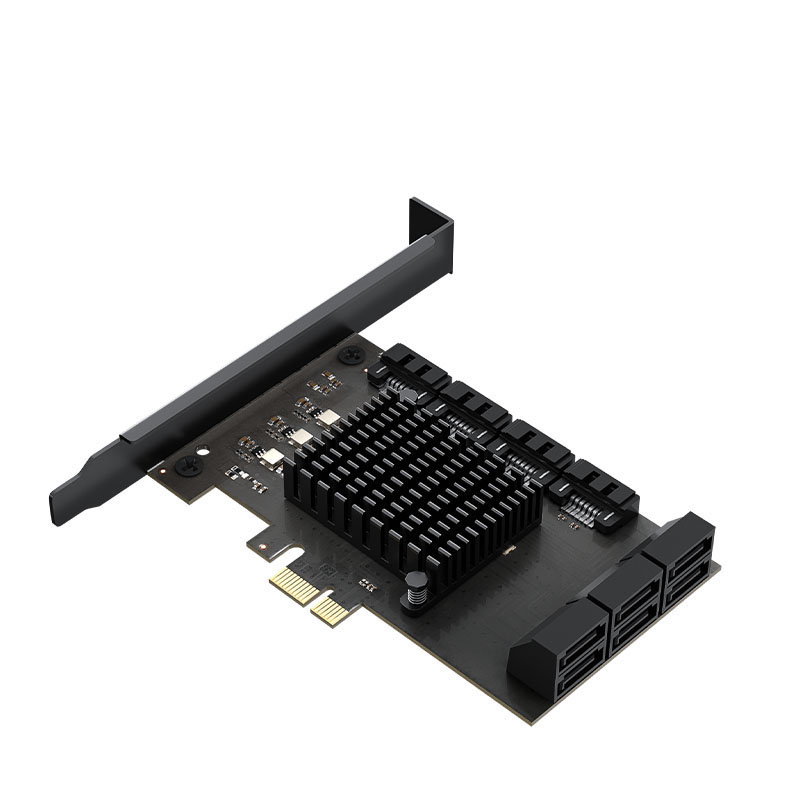 5/8/10/16 Port SATA 6Gbps to PCI Express Controller Card PCIe to SATA III Adapter Converter PCI-e Riser Expansion Adapter Board