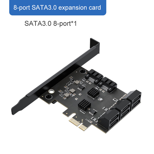 5/8/10/16 Port SATA 6Gbps to PCI Express Controller Card PCIe to SATA III Adapter Converter PCI-e Riser Expansion Adapter Board