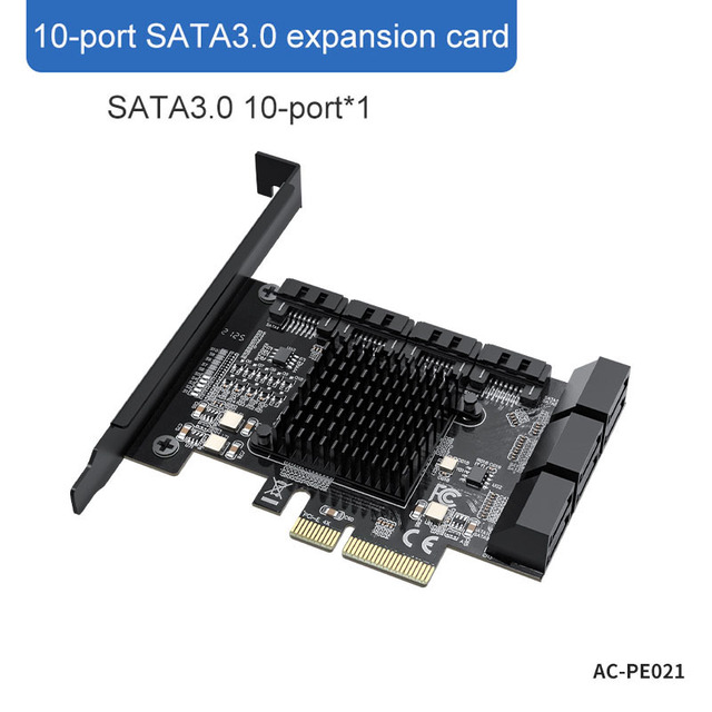 5/8/10/16 Port SATA 6Gbps to PCI Express Controller Card PCIe to SATA III Adapter Converter PCI-e Riser Expansion Adapter Board