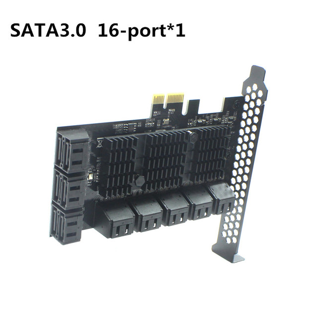 5/8/10/16 Port SATA 6Gbps to PCI Express Controller Card PCIe to SATA III Adapter Converter PCI-e Riser Expansion Adapter Board