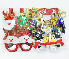 Christmas Party Glasses for Birthday wear with different designs 5pcs--Chiristmas(random designs)