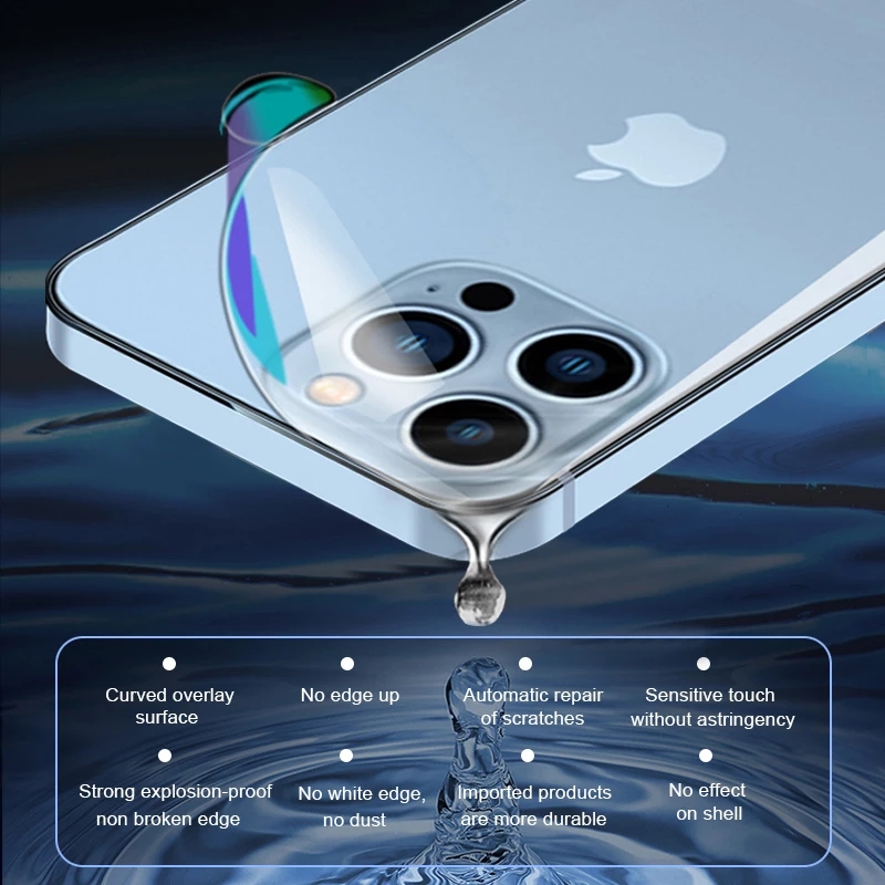 2Pcs Front Back Full Cover Screen Protector For iPhone 14 13 12 11 Pro Max Mini Hydrogel Film 7 8 6S Plus X XR XS 13 Not Glass