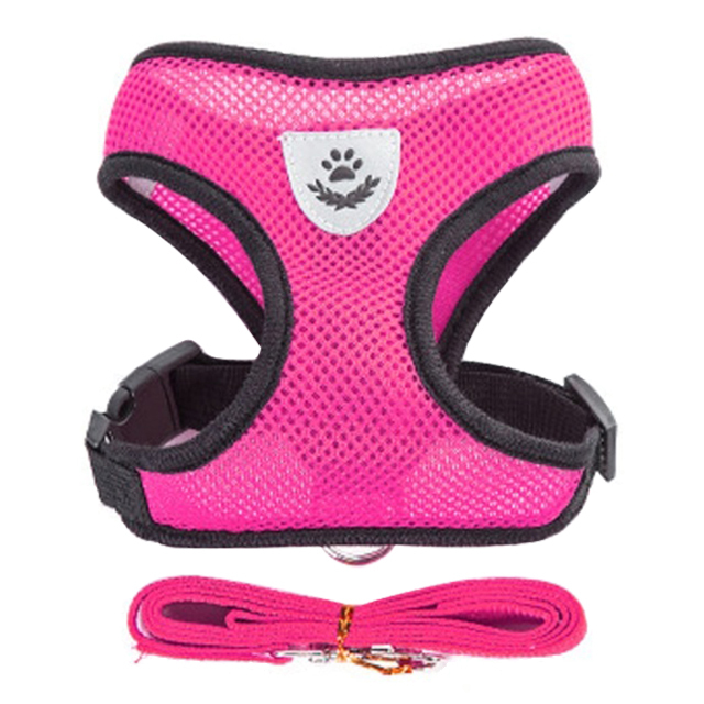 Cat Dog Harness Adjustable Vest Walking Lead Leash For Puppy Dogs Collar  Mesh Harness For Small Medium Dog Cat Pet Accessories
