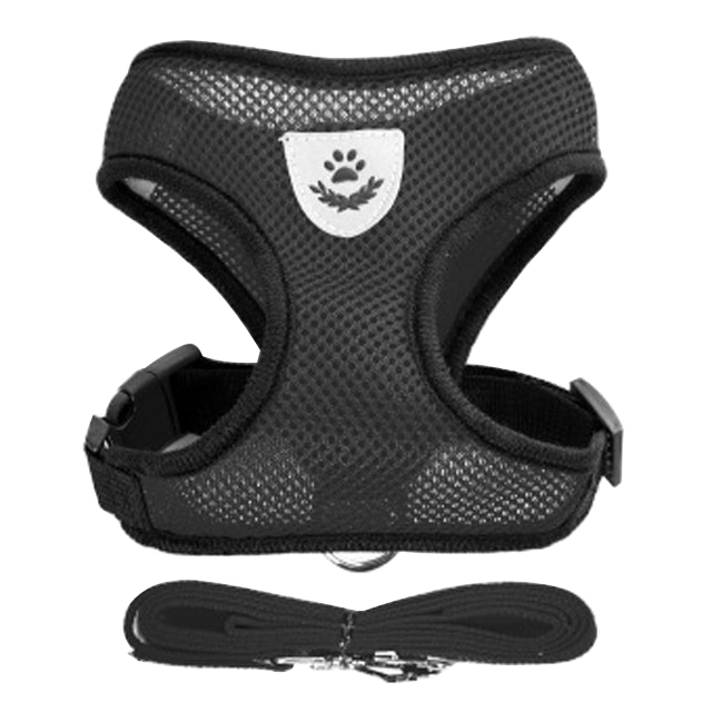 Cat Dog Harness Adjustable Vest Walking Lead Leash For Puppy Dogs Collar  Mesh Harness For Small Medium Dog Cat Pet Accessories