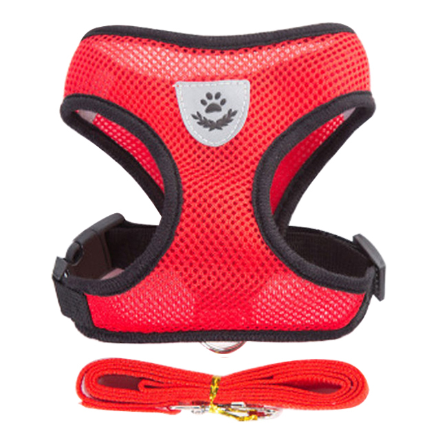 Cat Dog Harness Adjustable Vest Walking Lead Leash For Puppy Dogs Collar  Mesh Harness For Small Medium Dog Cat Pet Accessories