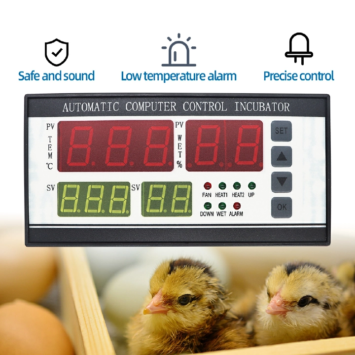 XM-18 Automatic Egg Incubator Controller Poultry Incubator Temperature and Humidity for Egg Hatcher System