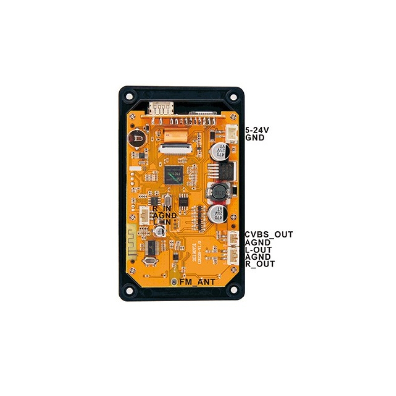 MP3 Decoder Board Bluetooth 5.0 Stereo Audio Receiver HD Video Player FLAC WAV APE Decoding FM Radio USB TF For Car Amplifier
