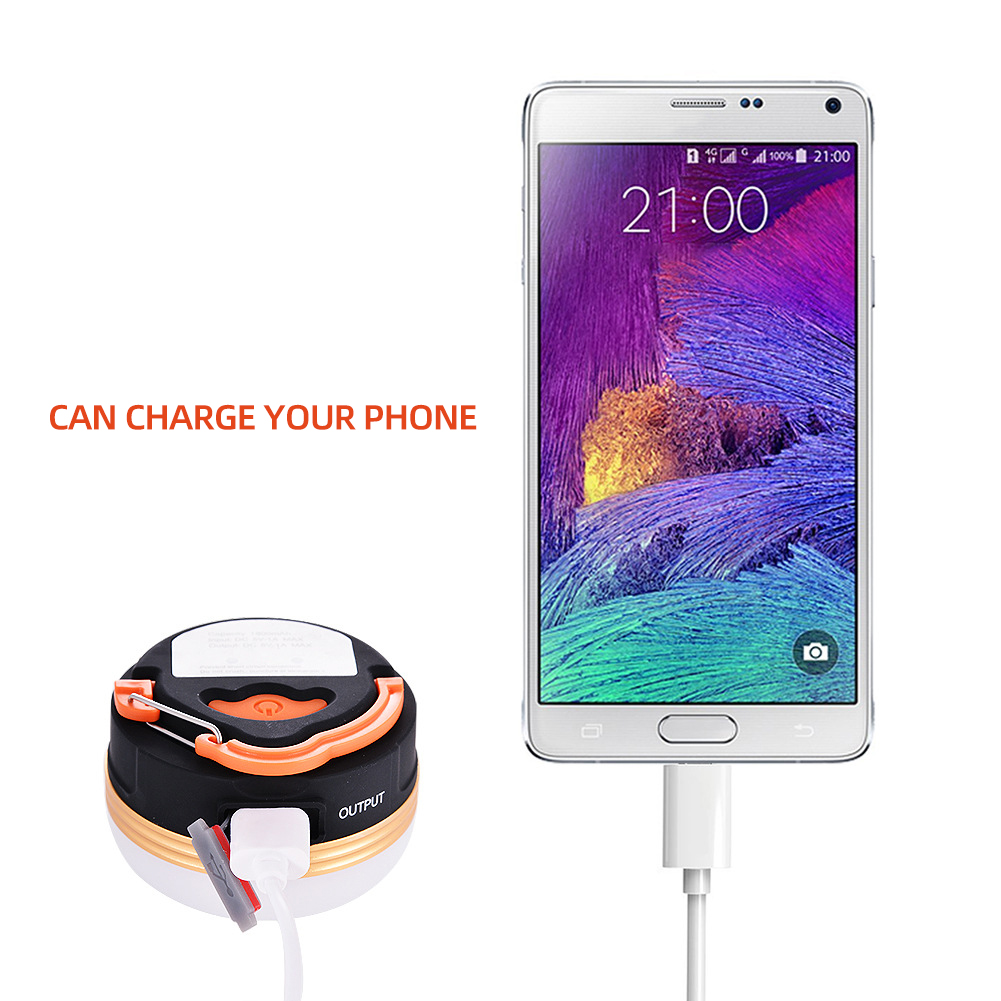 Camping led lights  hanging usb rechargeable outdoor light Magnet base 3 mode tent lantern Emergency Portable NIGHT LIGHT LAMP