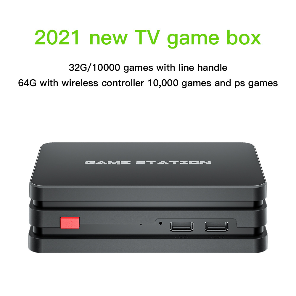 M8plus Video Game Console 2.4G Double Wireless Controller Game Stick 4K 10000 games 64GB Retro Games For PS1/GBA Dropshipping