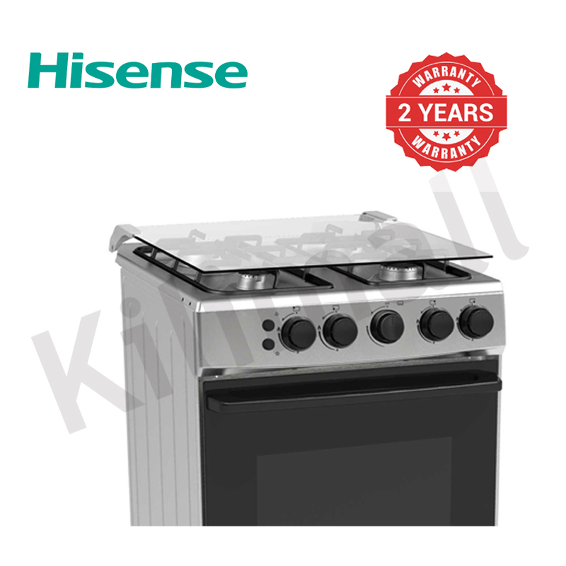 Hisense Free Standing Gas Cooker 4 Burner Gas Stove HFG50111X Gas Oven