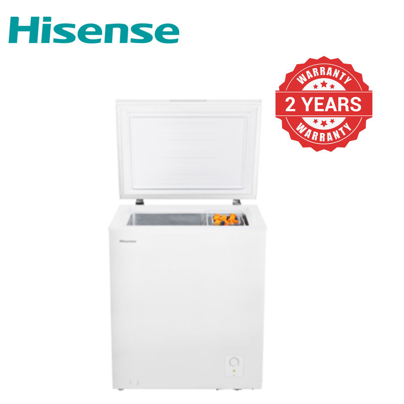 Hisense 142L  FC142SH  Chest Freezer Defrost Drain Freezer Energy Saving Freezer Refrigerator Fast Cooling