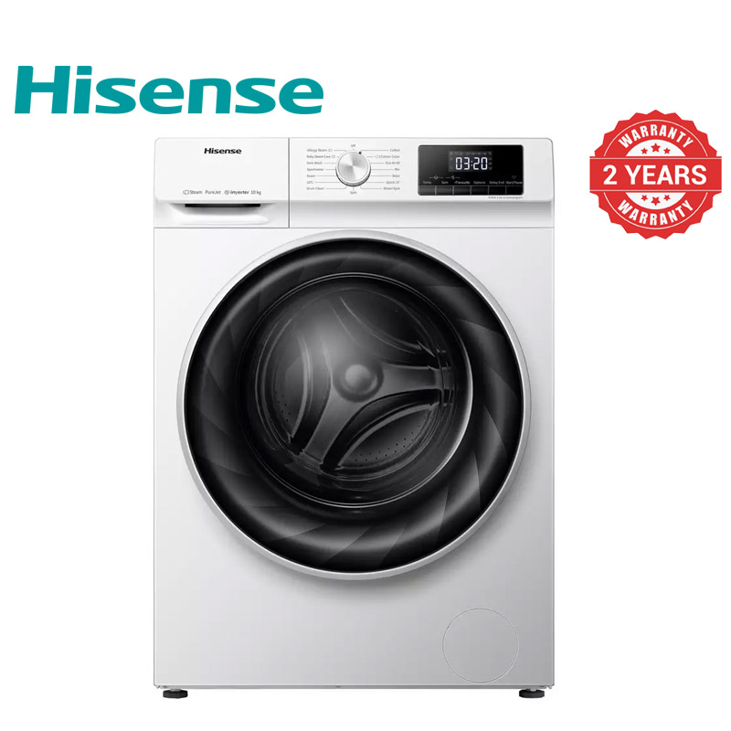 Hisense  10.5kg  Front load Washing Machine  1400 RMP Full Automatic  WF3S1043BT