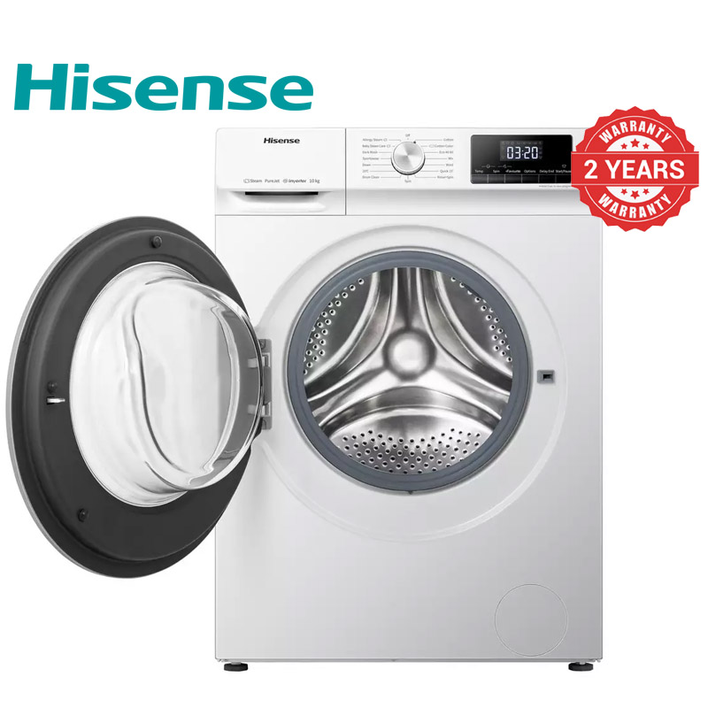 Hisense  10.5kg  Front load Washing Machine  1400 RMP Full Automatic  WF3S1043BT