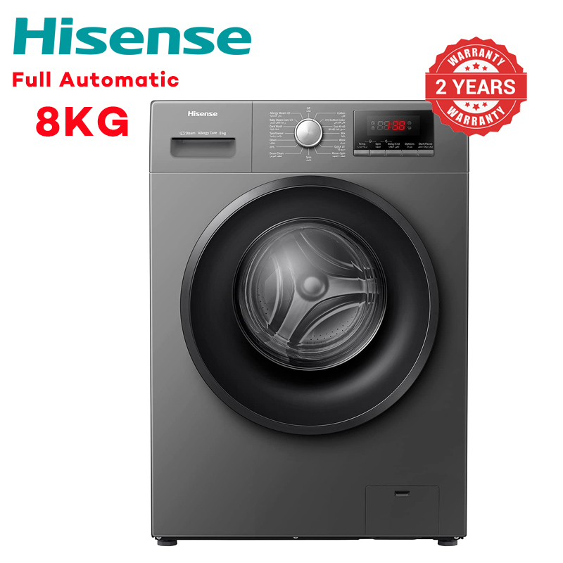 Hisense 8Kg Front Loading Washing Machine 1200 RPM  WFQP8014EVMT