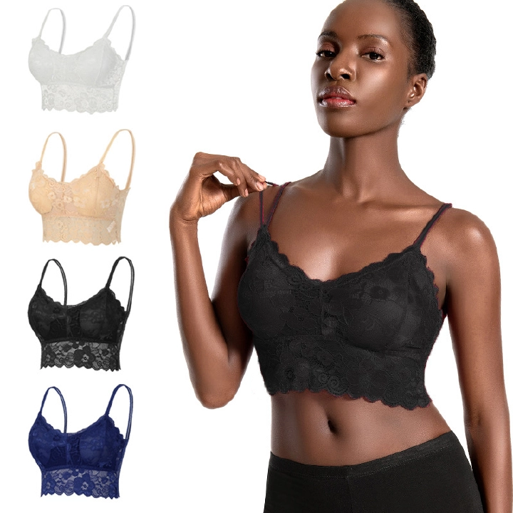 New Arrival Lace bra Women’s Lace chest pad Lace strap Top underwear Lingerie Bras