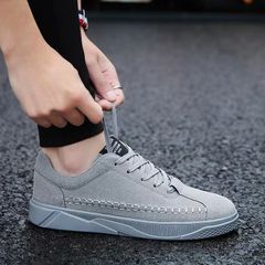 New Arrival Fashion Sneakers  High Quality Men's Board Shoes Student Splicing Shoes Outdoor Casual Hiking Shoes Gray 40