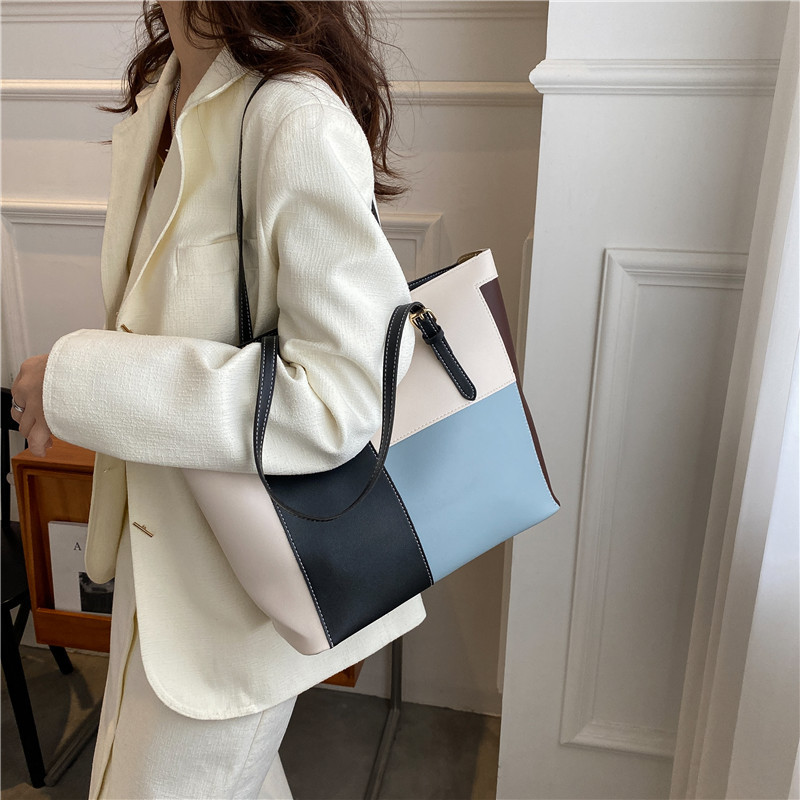 New arrival Handbags Large Capacity Ladies Bags Fashion Single Shoulder Bags Splicing Tote Women's Bags