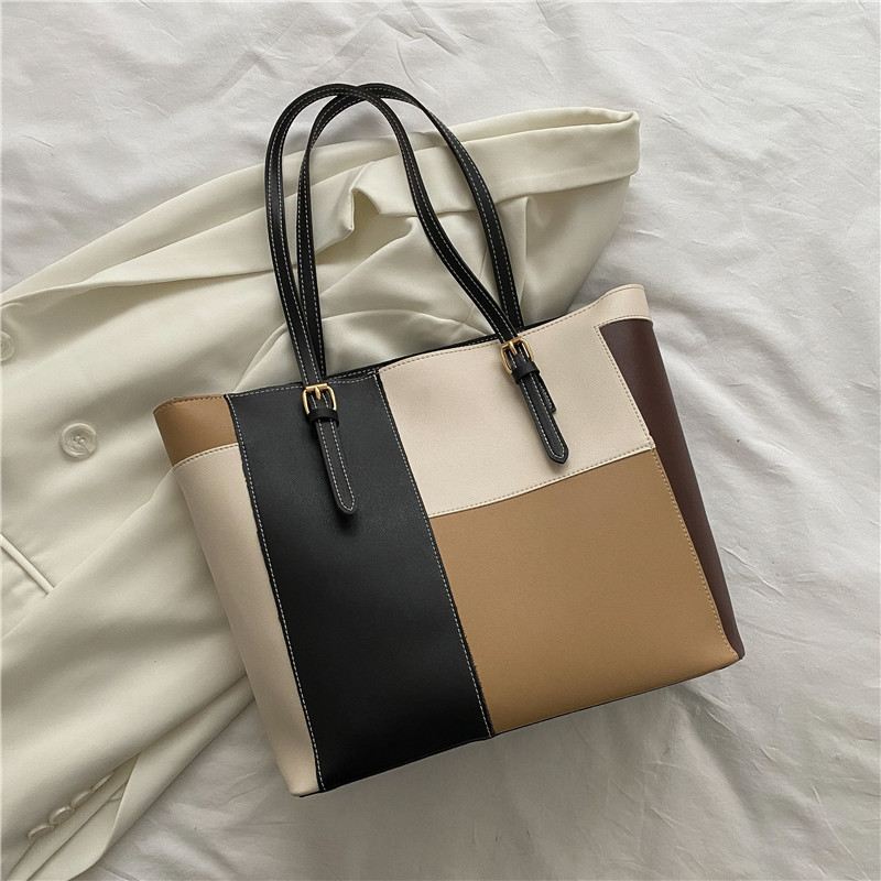 New arrival Handbags Large Capacity Ladies Bags Fashion Single Shoulder Bags Splicing Tote Women's Bags